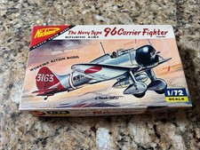 vintage (1964) Nichimo 1/72 Mitsubishi A5M4 96 Carrier Fighter New In Box.