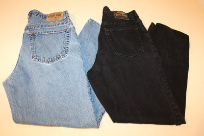 LOT OF 2 - GAP & Old Navy Blue Jeans Mens 30 x 28/30 Cotton Denim Jeans Pants