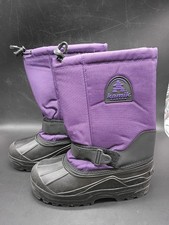 New Kid's Size 6 Purple Kamik Winter Snow Boots Waterproof Insulated Kamik Wool