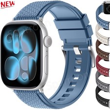 Sport Silicone Band Strap for Apple Watch 11 10 9 8 7 6 SE 45/46/49mm Ultra 3 2