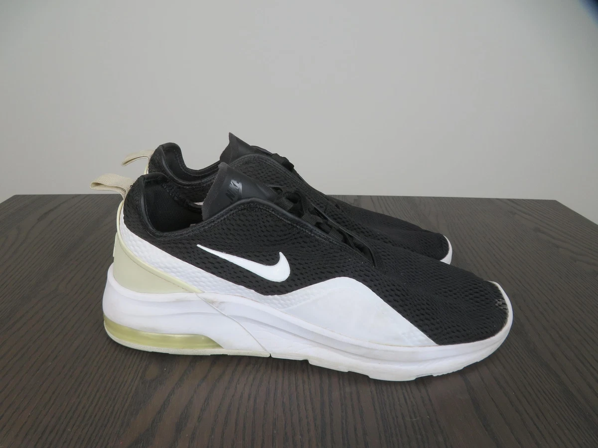 Men\'s size 10 Nike Air Max Motion 2 black and white barely worn no shoestrings c18070056930.jpg?width=3840&  main image 4