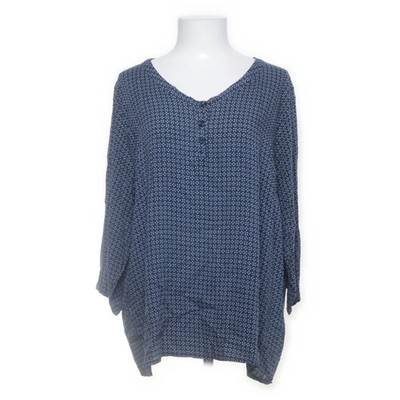 Giada, Bluse, Größe: 48/50, Blau/Weiß/Mehrfarbig, Damen #Ax0