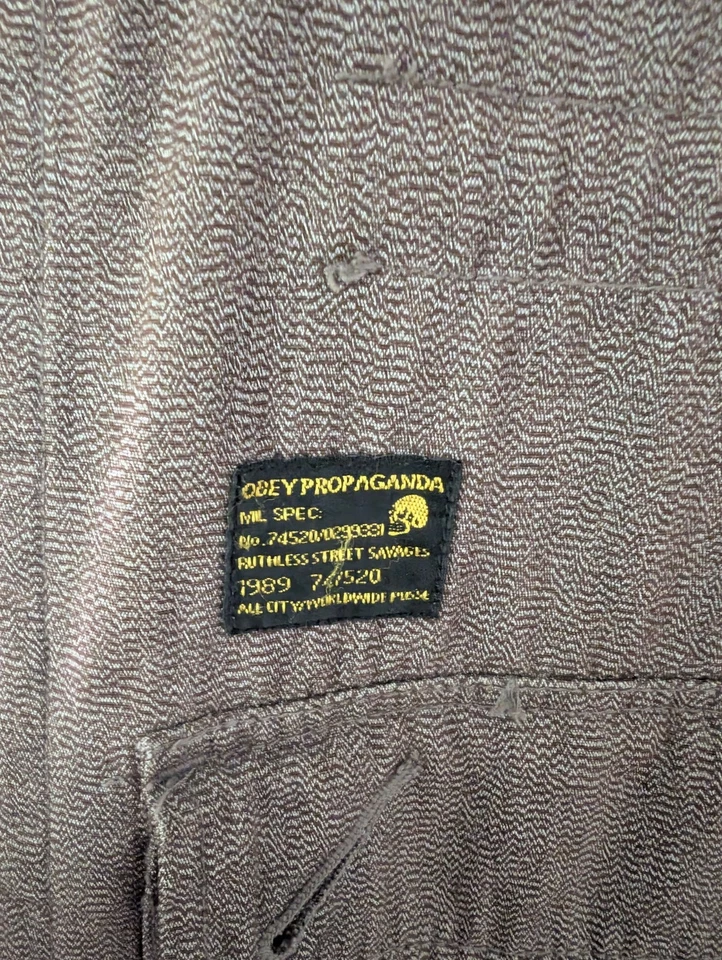 Chaqueta de abrigo militar Obey verde oliva para hombre Foto 4 de 4