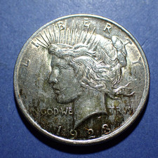 1923 Peace Dollar  XF details