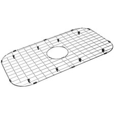 Serene Valley Sink Protector Grid 26-1/16" x 14-1/16", Centered Drain with Corne