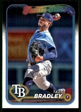 Taj Bradley 2024 Topps #589 Tampa Bay Rays MLB READ FREE SHIPPING AutographDen