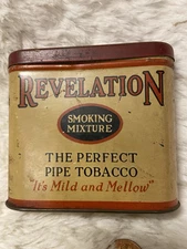 Vintage Philip Morris Revelation Smoking Mixture The Perfect Pipe Tobacco Tin