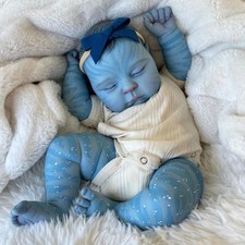 19 cali brzoskwinie avatar reborn lalka miękkie ciało ręcznie malowane realistyczna mała lalka