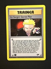 Lt. Surge's Secret Plan Rare Gym Challenge 107/132 NM