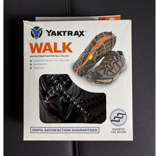 Yaktrax Walk Ice Traction Cleats Size Medium Black Winter Snow Shoe Grips on/off