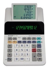 Sharp EL-1501 calcolatrice Desktop Calcolatrice con stampa Multicolore, Bianco