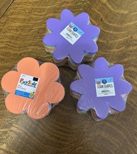 105 Total Flower Foam Pieces Assorted Colors Kids Crafts Family Classroom Art