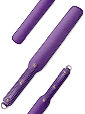 18 inch Riding Crop,Purple Leather Paddle,Super Durable Rug Paddles,Equestria...