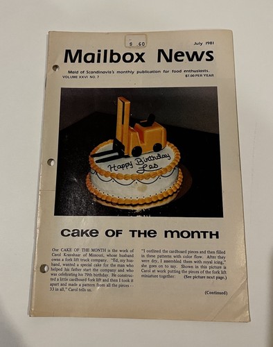 Mailbox News Maid Of Scandinavia May - September 1981 (5 Issues) - Picture 6 of 11