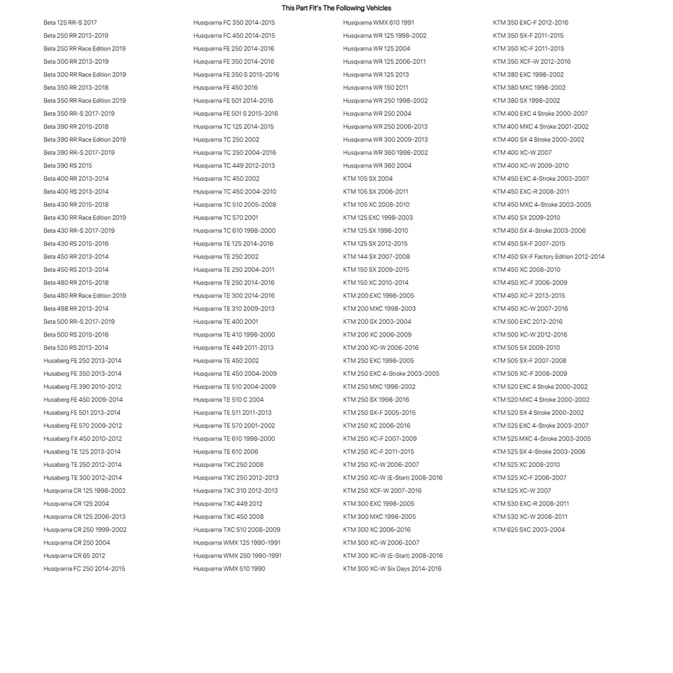 Крышка радиатора высокого давления CV4 2,0 бар для Husqvarna TC 450 2002, 2004-2010 - Изображение 3 из 3