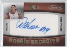 2009 Timeless Treasures Rookie Recruits Silver 14/25 Danny Green Daniel Auto 0c3