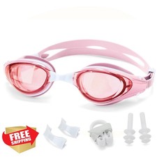 WAVE Nearsighted Adult Youth Swim Goggles Anti-Fog UV