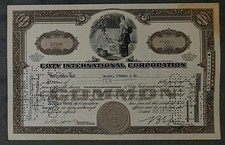 Coty International Corporation 1944 10 akcji