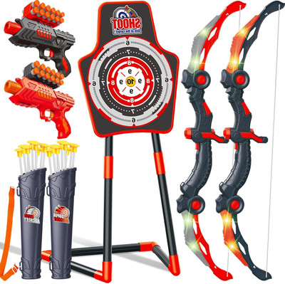 Kids Bow and Arrow Game Sets Archery Target Shooting Darts