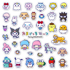 Tamagotchi Meets Sanrio Characters Stickers V-Pet Pixel Art 37 Sticker Pack