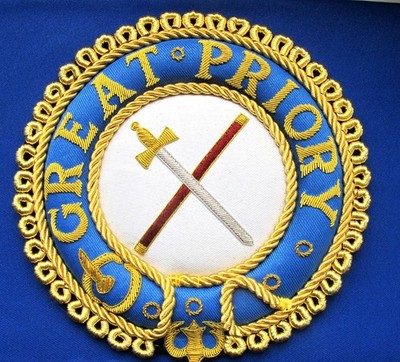 K.T. GREAT PRIORY Mantle Badge - Great Constable - NEU