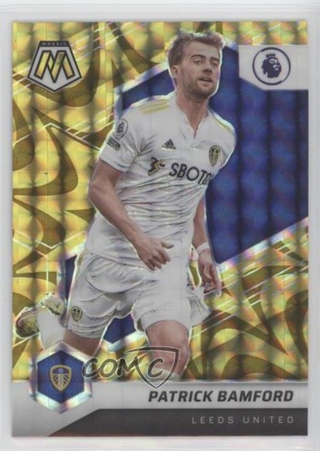 2021 Panini Mosaic Premier League Reactive Gold Prizm Patrick Bamford #198 w5c