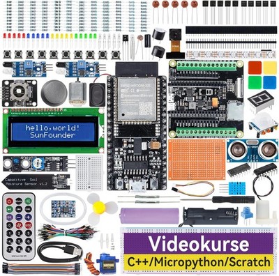 ESP32 Starter Kit IoT Lernset 100 Projekte 320 Bauteile Mikrocontroller Basteln