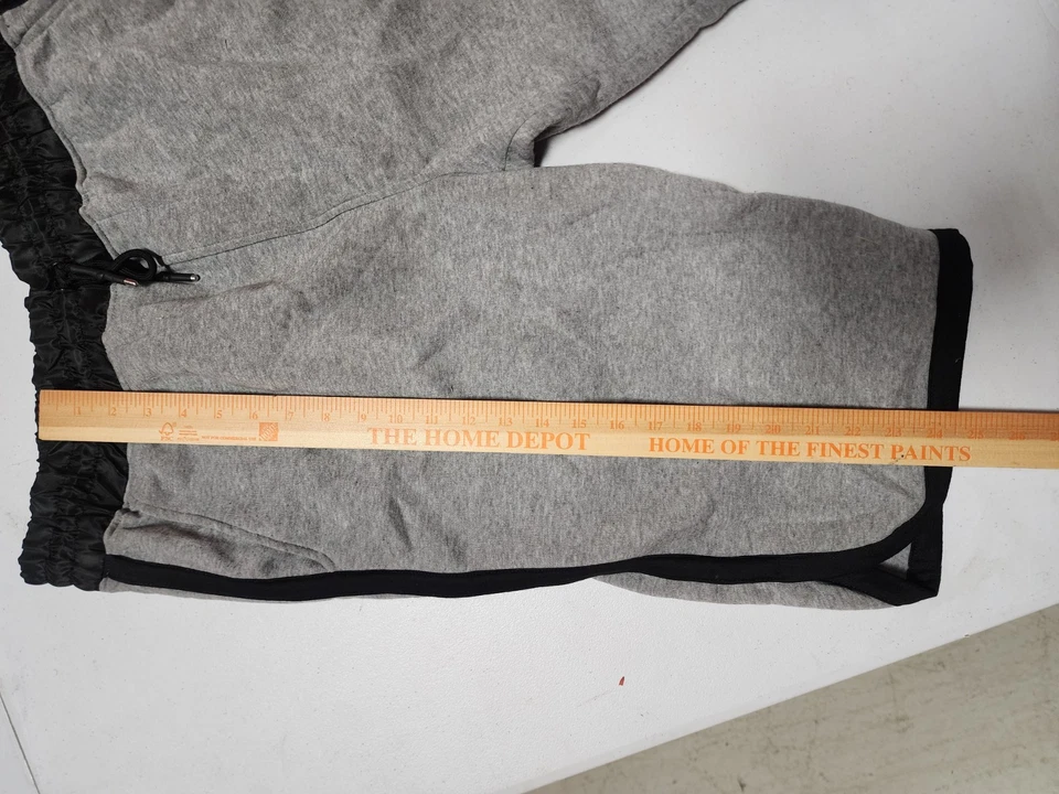 AKADEMIKS Gris Negro Hombre’s Polar Sudadera Pantalones Cortos XL Xlarge Baloncesto Foto 2 de 4