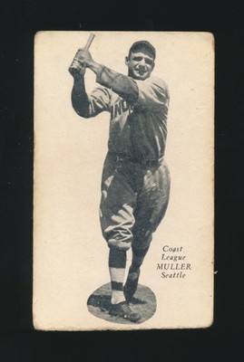 1932 Zeenut (PCL) -FREDDIE MULLER (Seattle Indians) 1933-1934 Red Sox