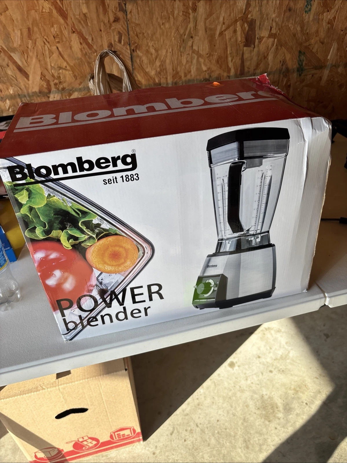 NEW IN BOX Bloomberg Counter Top Power Blender-15000 Watt Variable Speed
Opens in a new window or ta