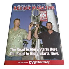 World Champion Red Sox Magazine Spring Training 2005 MLB Baseball VINTAGE NEW