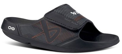 Bauer OOFOS Sport Flex Slide Badelatschen Schwarz