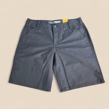 Carhartt Shorts Womens Size 12 Black Rugged Flex Loose Fit Work Utility NEW