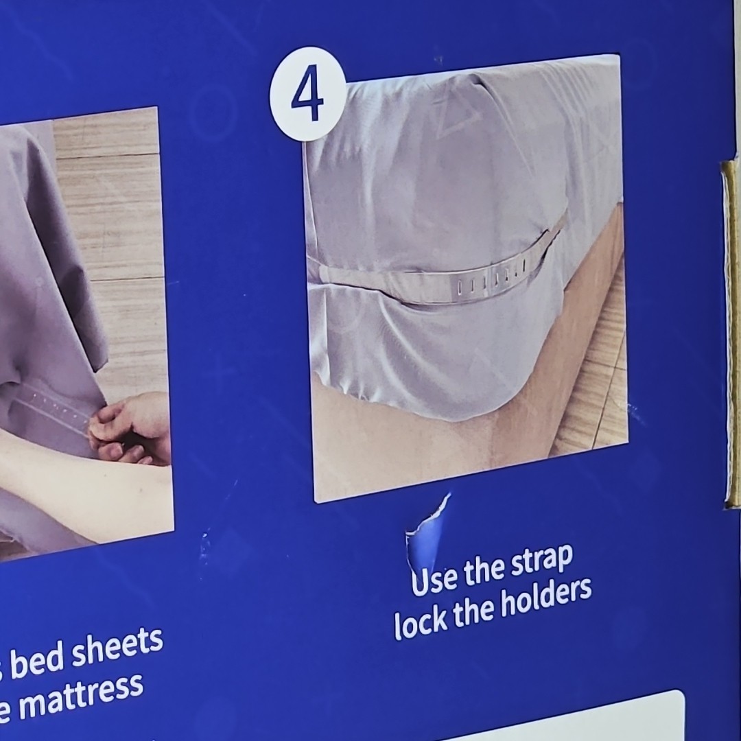 Lock Sheet Holders Bed sheet holder with lock strips Heavy-Duty sheet holders 