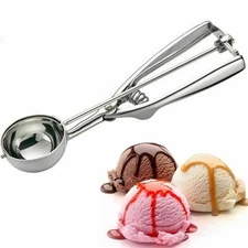 Ice Cream Scoop Stainless Steel Ice Cream Cookie Scooper with Trigger Release