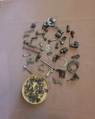 Vintage Assorted Sewing Machine Repair Parts Random Mixed Lot, Steampunk, Crafts