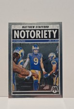 2025 Panini Mosaic - Notoriety Matthew Stafford #7
