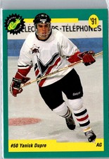 1991 Classic Draft Picks French #41 Yanick Dupre