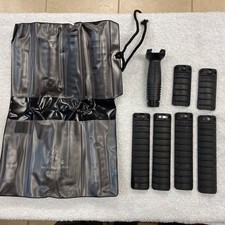 KAC Knight Armament Set Rail Covers 4-11 Rib 1S002 2 Short GWOT W/ Case