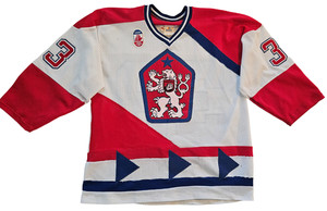 Maillot Hockey Sur Glace Cesky Telecom Pelhrimov #16 - Taille XL - Occasion