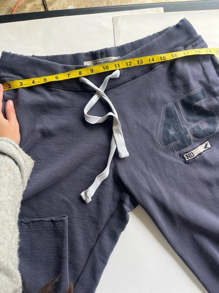 VINTAGE 2000s MENS URBAN PIPELINE GREY SWEATPANTS W/ POCKETS SIZE: S GOOD - Image 3 of 4