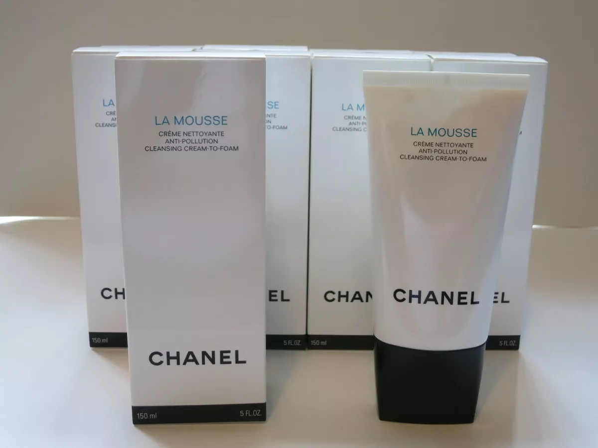 Chanel LA MOUSSE Anti-Pollution Cleansing Cream-to-Foam 5 fl oz 100%  Authentic