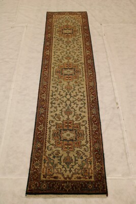 2'7'' x 11'10'' ft. Serapi Vegetable Dye Hand Knotted Traditional Wool Runner