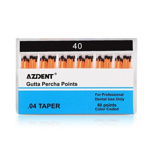 AZDENT Dental Endodoncia Gutta Percha Punto Cónico F1, F2, F3/0.02/0.04/0.06 15-40# - Imagen 62 de 73