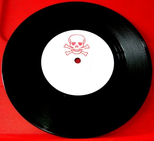 Ebony Bones Don't Fart On My Heart 7" 1-Sided White Label+Promo Card 2007 VINYL - Picture 4 of 5