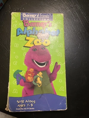Barney - Barneys Alphabet Zoo (VHS, 1994) Grelly USA