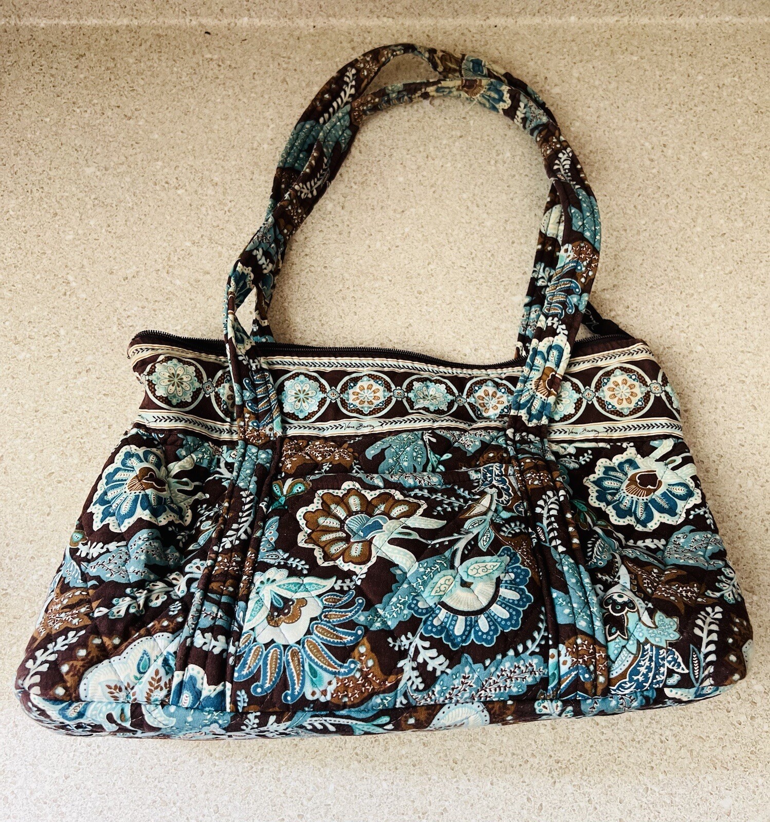 Vera Bradley Blue Java Purse - image 8