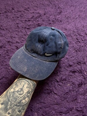 Vintage 90s NIKE Swoosh Cap Avant Garde Faded Blue