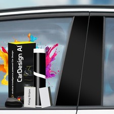 Dekor Schwarz-Glanz f�r BMW 7er F01 Limousine Zierleiste Blende T�r B-/C-S�ule