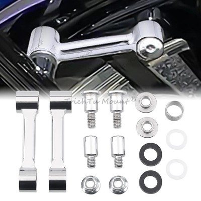 Softail Springer Front Fender Mount Bracket Chrome Kits For Harley FXSTS 1993-06